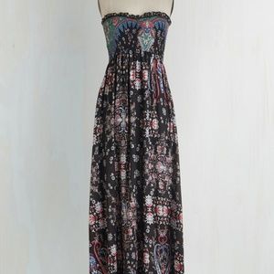 Modcloth I'm With the Bandana Paisley Maxi dress